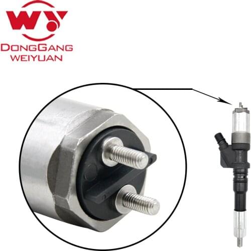 6pcs/lot Diesel fuel common rail injector 095000-1211, Rebuild, for nozzle DLLA142P852, for KOMATSU SA60125E, for DEN engine