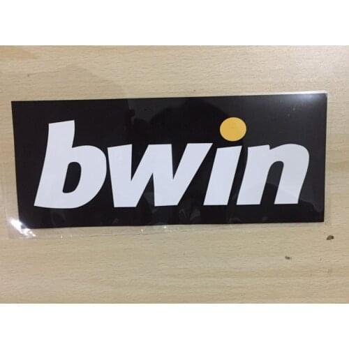 AC Bwin Sponsor Patch Size Is 25.4cm Soccer Patch Heat Transfer Soccer Badge