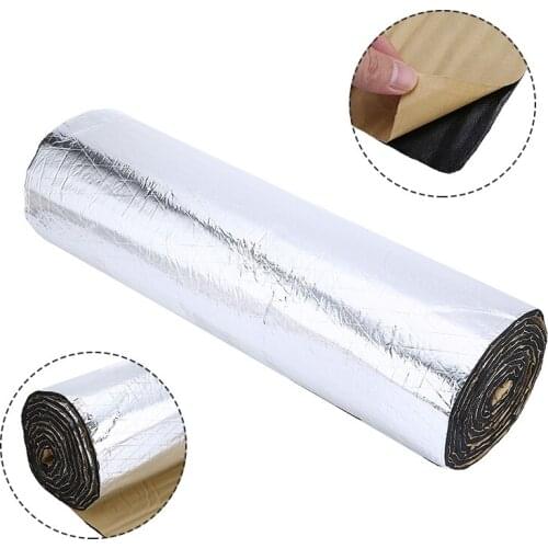 Car Insulation Mat Deadener Sound Noise Proof Insulation Deadening Foam Mat For Doors Car Roofs Self Adhesive Insulation Mats