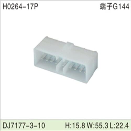 Free shipping 200pcs DJ7177-3-10 17Pin 3mm AMP Car Electrical Wire Connectors for VW,BMW,Audi,Toyota,NISSAN AND other