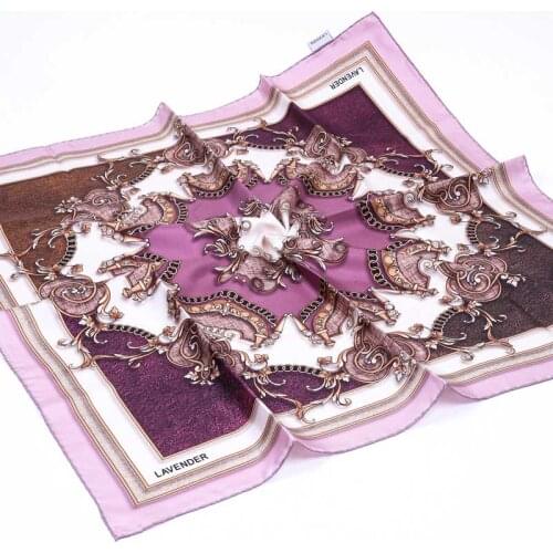 LAVENDER TWİLL SILK SCARF-DESEN-2392-RENK-05