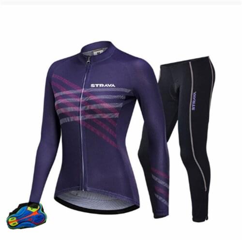 Quick Dry Soft Non-Slip STRAVA Pro Team Cycling Jersey Suits Summer 2021 Cycling Sets Triathlon Bicycle Clothing Breathable