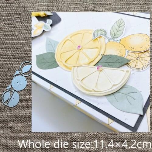 XLDesign Craft Metal Cutting Dies stencil mold Lemon slices decoration scrapbook Album Paper Card Craft Embossing die cuts