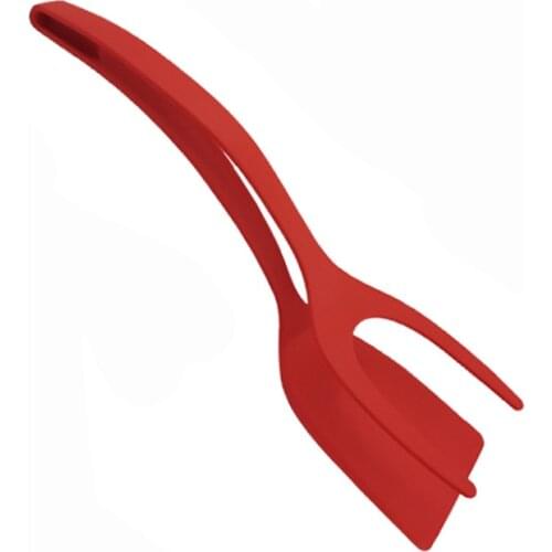 Multifunctional Frying Pan Spatula Non-stick Grip Flip Tongs Steak French Toast Pancake Egg Clamp Omelet Clip Kitchen Supplies