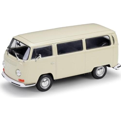 WELLY 1/24 1972 T2 BUS Van Simulation Model Alloy Car