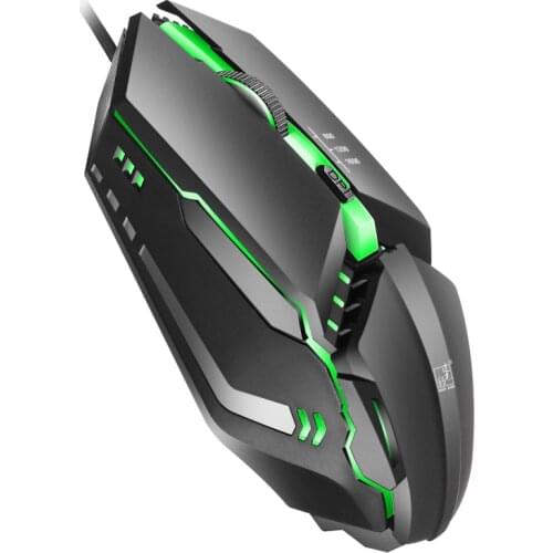 Ergonomic Wired Gaming Mouse Button LED 1600DPI USB Computer Mouse Gamer Mice K3 Silent Mause With Backlight For PC Laptop