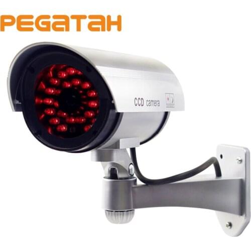 New Fake Camera AA Battery for 30Pcs LED Outdoor Indoor Surveillance Security Camera Bullet CCTV Camera Home Security