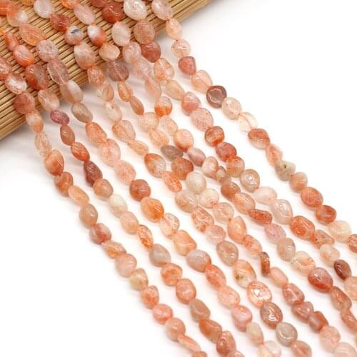 New 6-8mm Natural Agates Stone Beaded Irregural Shape Loose Beaded for Making DIY Jewerly Necklace Bracelet Accessories