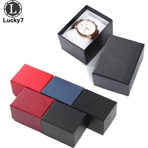 Wholesale 5 Color PU Leather Watch Box Bracelet Jewelry Box Man Watch Gift Box Showed Case Factory Direct