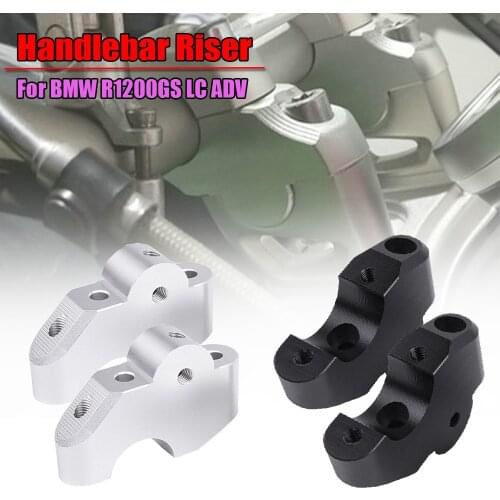 Motorcycle CNC Aluminum Handlebar Bar Riser 32mm Up 25mm Back for BMW R1200GS LC ADV Adventure R1200 GS Part 2013 2015 2016 2017