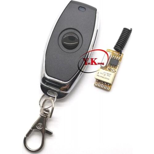 Mini Contact Remote Control Switch 3.7V 4.2V 5V 6V 7.4V 9V12V Push Button Wireless Switch Door Access Openner Circuit breaker RF