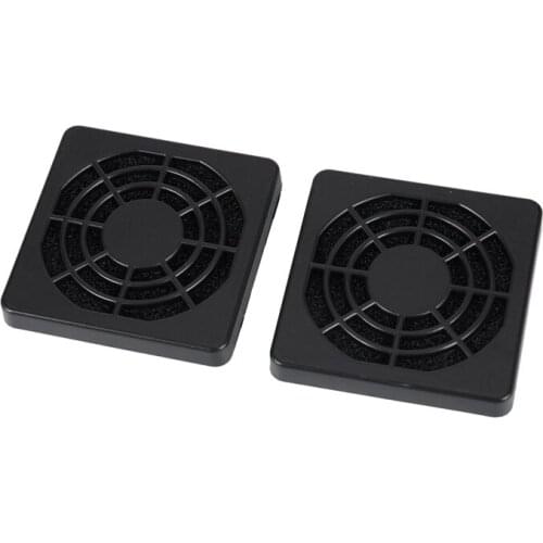 HOT-2 Pcs Dustproof Dust Filter Guard Grill Cover for 50mm PC Case Fan