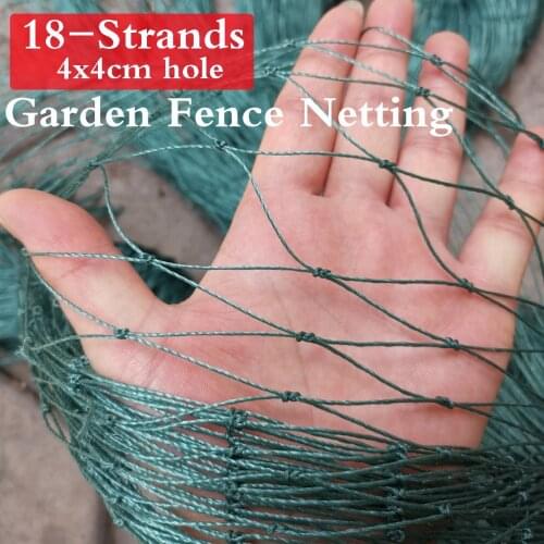 Knotted Heavy Duty Garden Netting, Fence Net Garden Deer Fence Crops Protective Fencing Mesh Anti Bird Deer Cat Dog Chicken Net