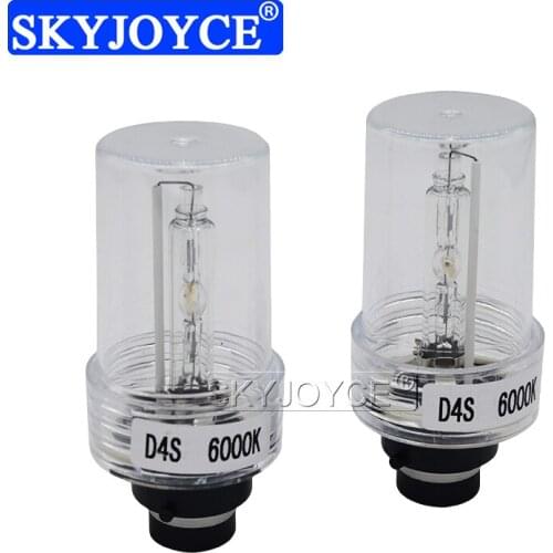 SKYJOYCE 2PCS OEM AC 35W D4S Xenon HID Bulb 4300K 5000K 6000K 8000K 55W D2S Car Headlight Bulbs D2R D4R Auto Headlamp Light