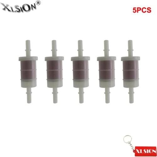 XLSION 5Pcs/Pack 5/16" 8mm Fuel Filters For Mercury Marine Mercruiser 35-879885Q 35-879885T Motorcycles