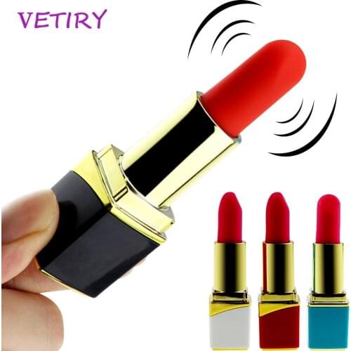 VETIRY 10 Speed Lipstick Vibrator Bullet Vibrating Nipple Body G-spot Massage Magic Wand Clitoris Stimulator Sex Toys for Women