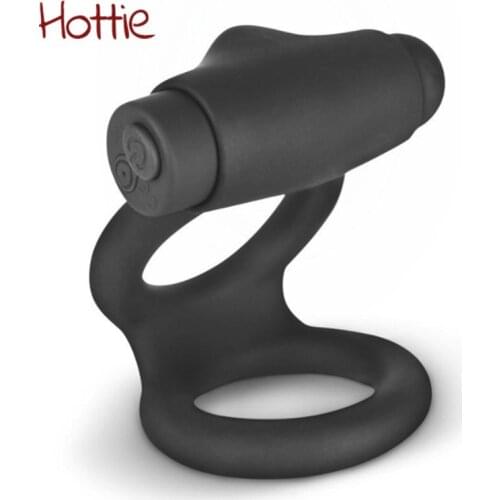 Vibrating Penis Erection Rings Powerful Vibrator Cock Ring Clitoris Stimulator Erotic Toy For Couples Sex Toys For Adult