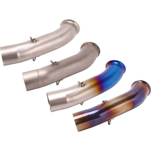 Mid Pipe for KTM 125 250 390 Duke RC390 2017-2019 Motorcycle Exhaust Pipe Stainless Steel Titanium Alloy Slip On 51 mm Muffler