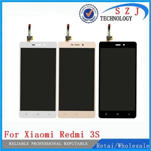 New 5'' inch For Xiaomi Redmi 3S LCD Display + Touch Screen Digitizer Assembly Replacement For Xiaomi Redmi 3S Smart Phone