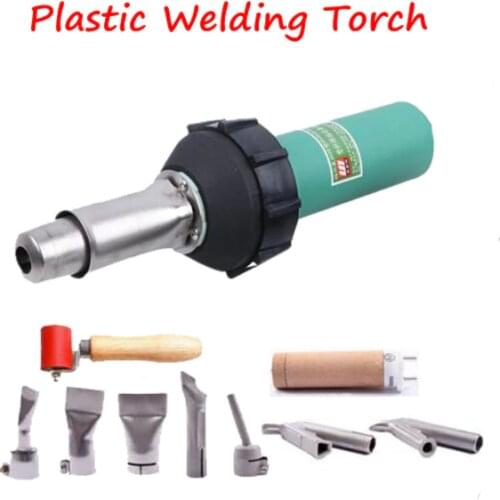 1 SET Hot Air Plastic Welding Gun PP/LDPE/PVC Heat Gun HDPE Geomembrane Welder PE Hot Air Gun LST1600