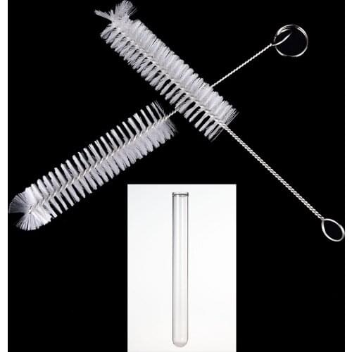 2pcs Reusable Metal Cleaner Brush Test Tube Bottle Cleaning Tool Straws Pipe Test Tube Cleaning Brushes Multi-Functional Tools