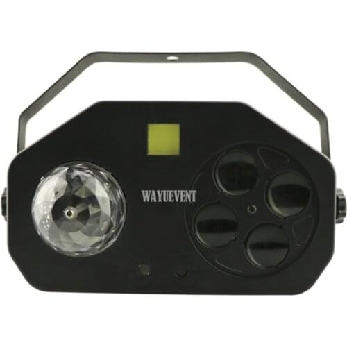 2018 New LED 4 in 1 Laser flash Gobo Strobe butterfly derby light DMX512 Disco Club Party Home entertainment stage light effect