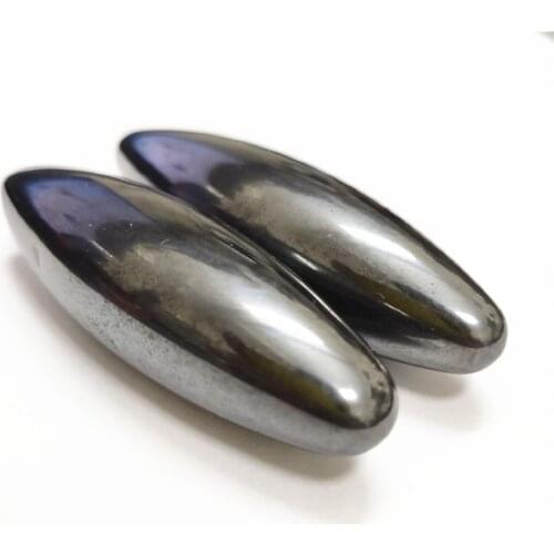 4pcs/lot Y30 Oval Black polishing Ferrite Magnet 60*18 mm balls Permanent magnet 60 mm x 18 mm Buck