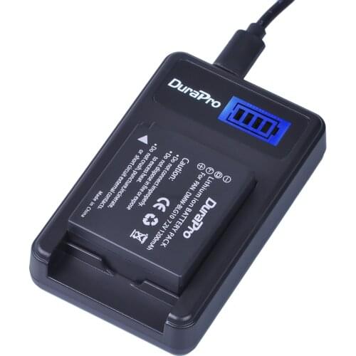 DuraPro DMW-BLG10 BLG10E BLG10PP BLE9 BLE9E BLE9PP Camera Battery + LCD USB Charger for Panasonic Lumix DMC GF6 GX7 GF3 GF5 BLE9