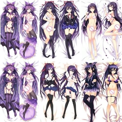 Anime Cartoon DATE A LIVE Tohka Yatogami Sexy Body Hugging Pillow Cover Case Pillowcase High Quality Cases
