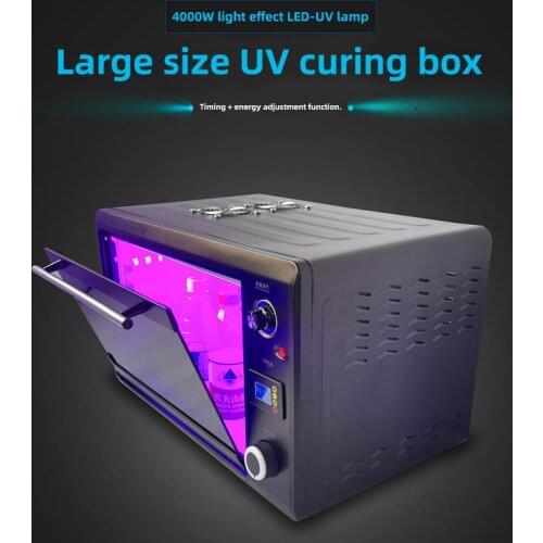 Large UV oven, large size UV curing box, 3D printing UV glue curved screen mobile phone repair OCA