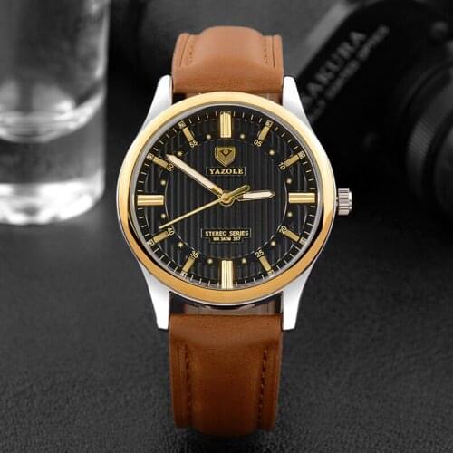 YAZOLE Fashion Mens Watches Top Brand Luxury Men Sports Quartz Watch Business Male Clock Wrist Watch saat Relogio Masculino