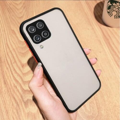 For Cover Samsung Galaxy M32 Case For Samsung M32 Capas Shockproof Phone Bumper Translucent Matte Cover For Samsung M32 Fundas