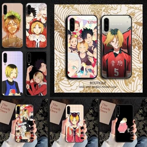 Kozume Kenma Haikyuu anime Phone case For Samsung Galaxy A 3 5 7 8 10 20 21 30 40 50 51 70 71 E S 2016 2018 4G black trend coque