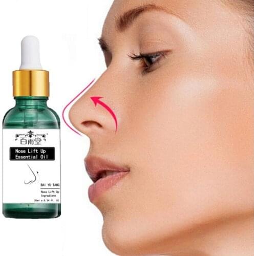 Nose Up Heighten Rhinoplasty Essential Oil 30ml Nasal Bone Rmodeling Pure Natural Nose Care Thin Smaller Nose 100% Effective