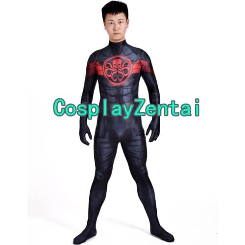 Hydra Cosplay Halloween Costume Spandex Zentai Suit