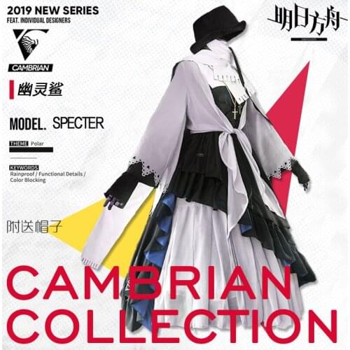 Hot Game Arknights Specter Cosplay Costume Full Set Lolita Dress Unisex Halloween Show/ Party Role Play Clothing In Stock