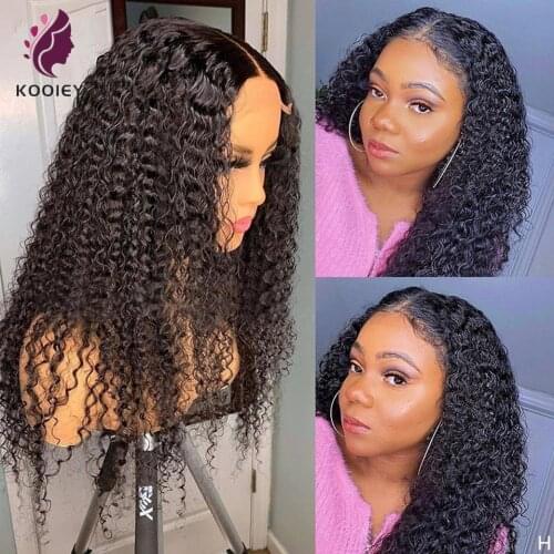 Kinky Curly 13x4 Lace Front Human Hair Wigs Brazilian Curly Human Hair Wigs 4x4 Lace Closure Wigs For Women Human Hair