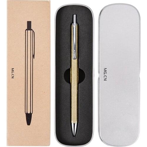 M&G Brass signature pen, metal neutral pen 0.5 office, business gift pen, AGPY3601