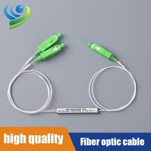 Mini Fiber Optic PLC Splitter Cable Length 1.5M SC/APC Single Mode