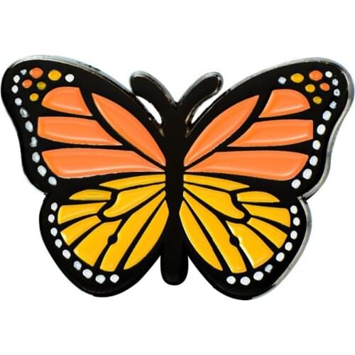 Monarch butterfly brooch for unique gift for anniversary, housewarming or birthday for loved people