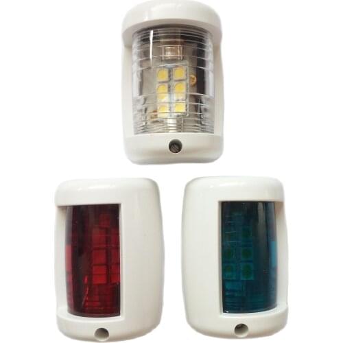 Marine Boat Mini Masthead/Starboard/Port Navigation Light 12V LED One Set