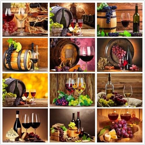 Kamy YI Full Square Round Diamond Painting Horse Cross Stitch Kit 5D Diamond Embroidery Animal Mosaic Flower Farmhouse Decor