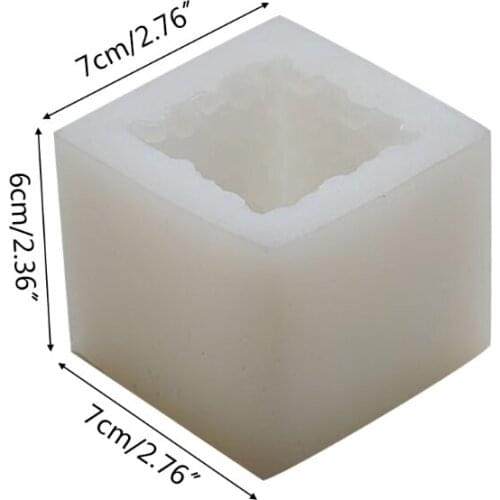 P15D Honeycomb Cute Honeycomb Square Candles Silicone Mold Aromatherapy Candle Mold