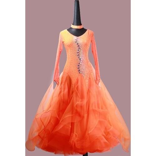 Customize New ballroom dance dress standard ballroom waltz dresses ballroom dance competition dresses custom made MD1142