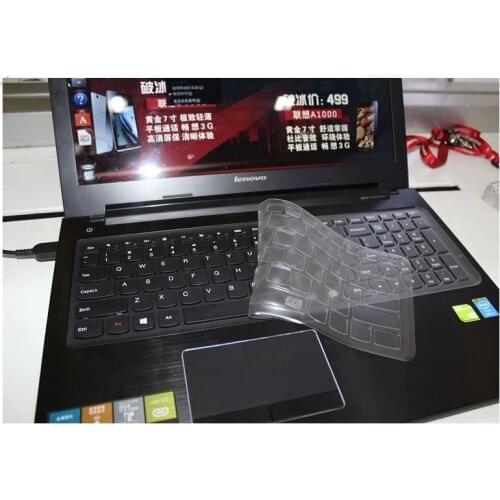 Transparent Tpu Keyboard Covers For Lenovo Y500 Y510P Y580 Z580 Z570 Z575 Z500 Z585 V570 U510 S510P 15.6-inch