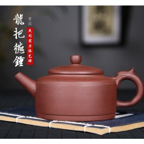 Ore Purple mud purple sand pot dragon direct selling and wholesale to Dezhong private strength manual pot manufacturers