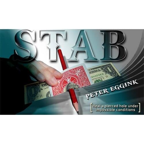 STAB by Peter Eggink (Gimmick+online instructions) - Magic Tricks,Illusion,Street Magic Props,Mentalism,Close Up Magic Props,Fun
