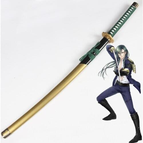 Touken Ranbu Online Nikkari Aoe Cosplay Props Wooden 104CM and Intensive Weapon Cosplay Prop Samurai Sword Japanese Katana