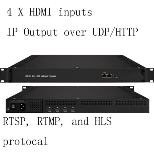VEK-4204H network encoder is an encoding device for IPTV broadcasting, transfer the live program through the internet/LAN