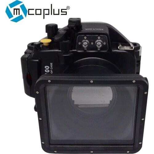 Mcoplus 40M/130ft Waterproof Diving Case for Panasonic DMC-LX100 with Accurate Alarm Buzzer Equipment And 1/4 tripod connector